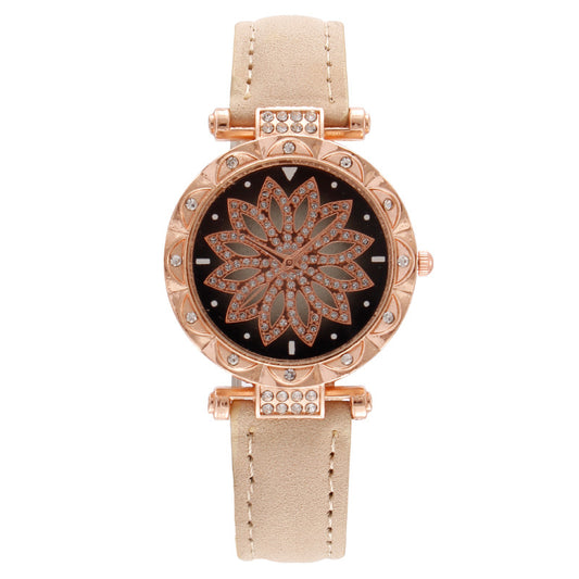 Stars To Run Women's Watch Female Skin Belt Quartz Fashion Watch