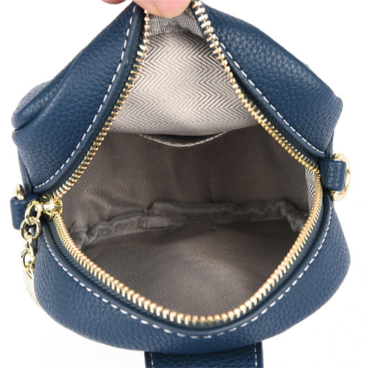 Fashion Embroidery Thread Portable Shoulder Messenger Bag