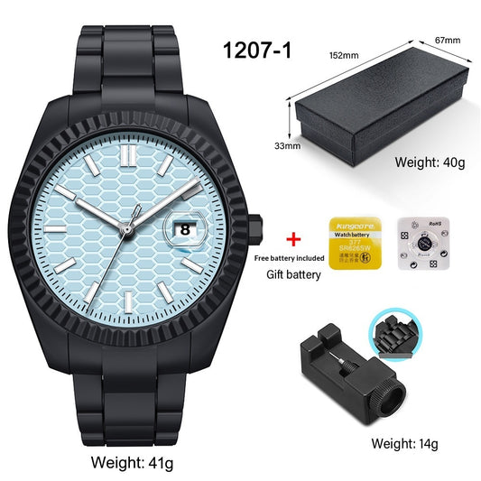 New Mens Watch Stylish Business-oriented Design With A Large Dial