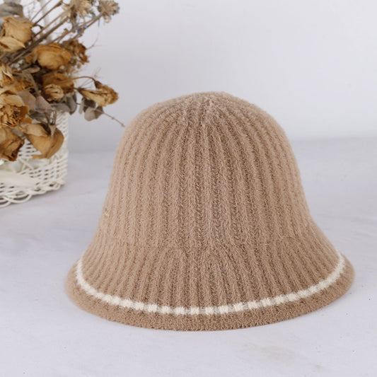 Warm Thickened Assorted Colors Woolen Knitted Hat