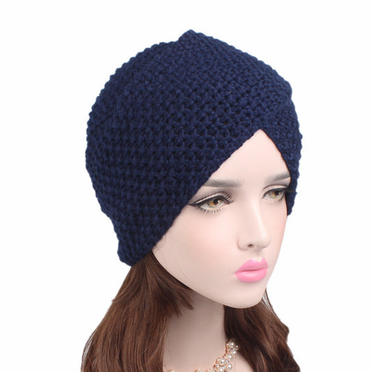 Vintage Corn Kernel Handmade Crossover Beanie