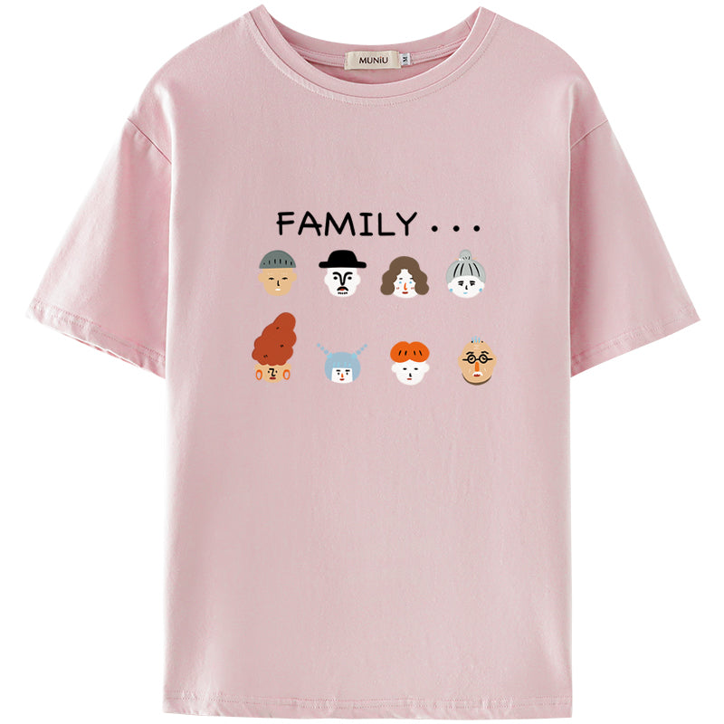 Women's Summer New Casual Cotton Printed T-shirt
