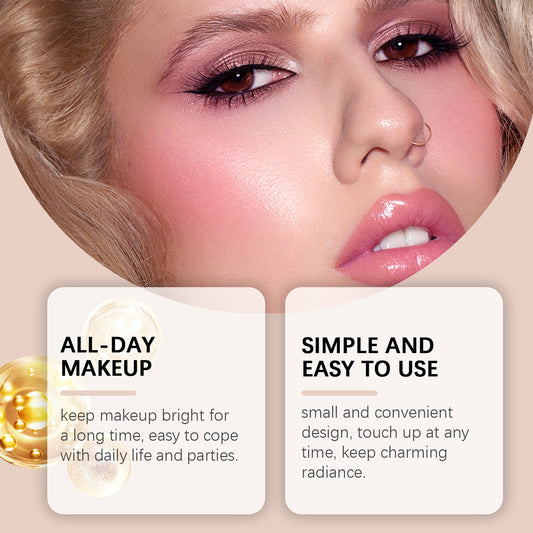 Natural Lightweight Matte Repair Highlight Multifunctional Face Blusher
