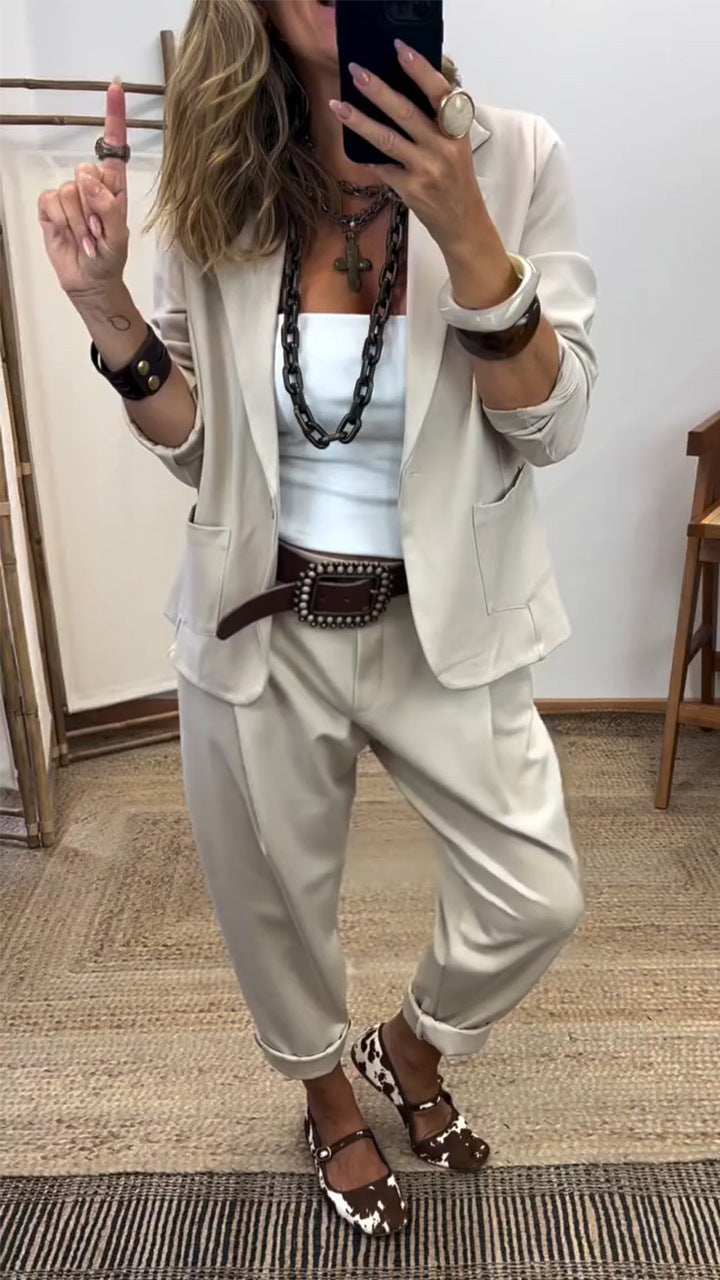 Women's Casual Commuting Suit Set