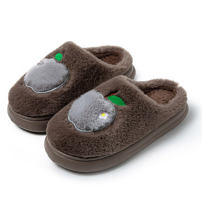Women's Autumn And Winter Indoor Home Cotton Slippers
