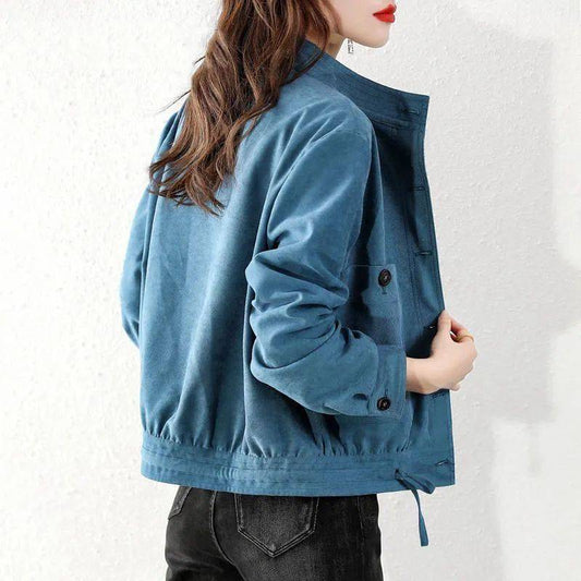 Versatile Loose And Thin Solid Color Jacket