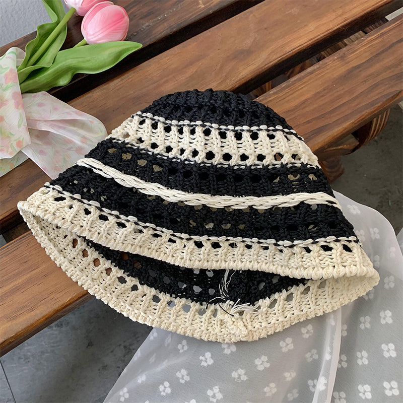 Summer Japanese Face-showing Little Wild Straw Hat Seaside