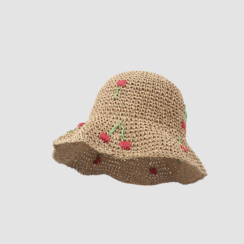 Rainbow Summer Sunscreen Sun Hat Seaside Beach