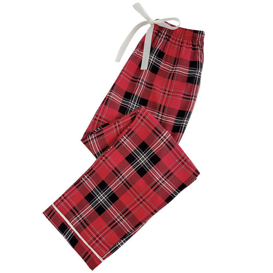 Women's Plaid Artificial Cotton Pajama Pants