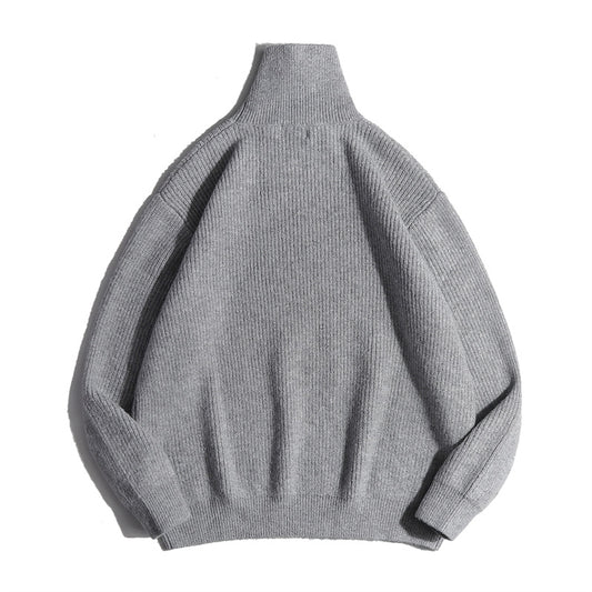 All-matching High Neck Sweater Loose Pullover