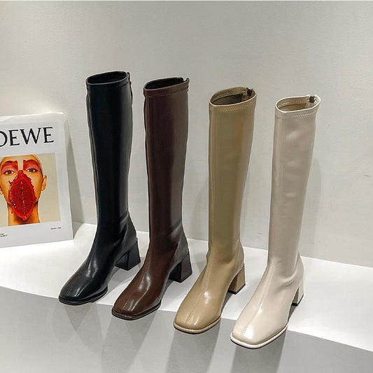 Versatile Slim High Boots For Women