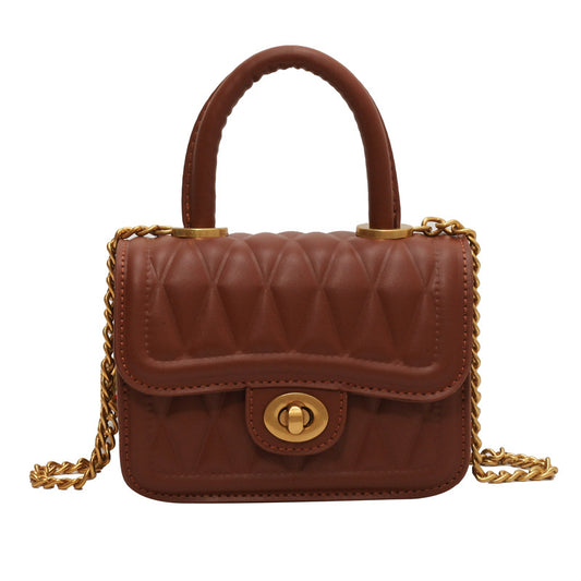 Women's Fashionable Versatile Diamond Chain Shoulder Crossbody Bag