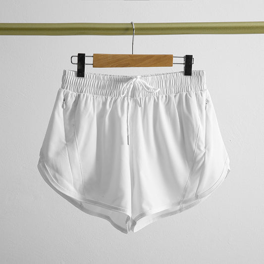 Yoga Sports Pants Fake Two-piece Mesh