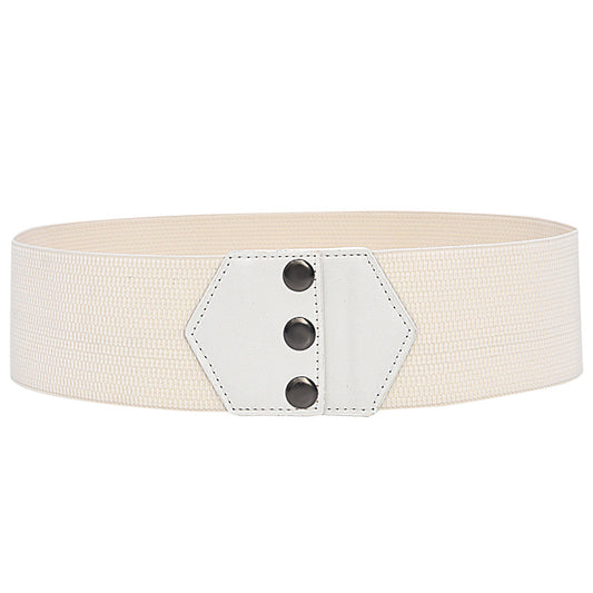 Women's Fashion Solid Color Elastic Band