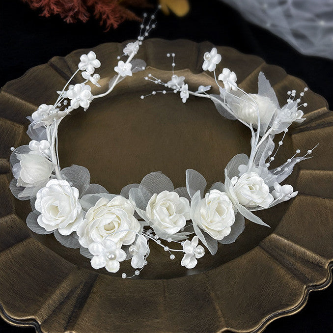 Bridal Headdress Super Fairy Handmade Forest Flower Headband