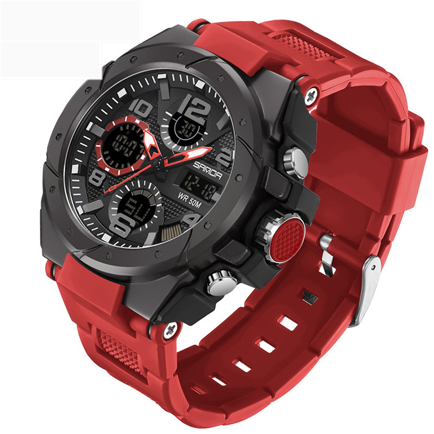 Men's Multifunctional Waterproof Quartz Watch For Sports
