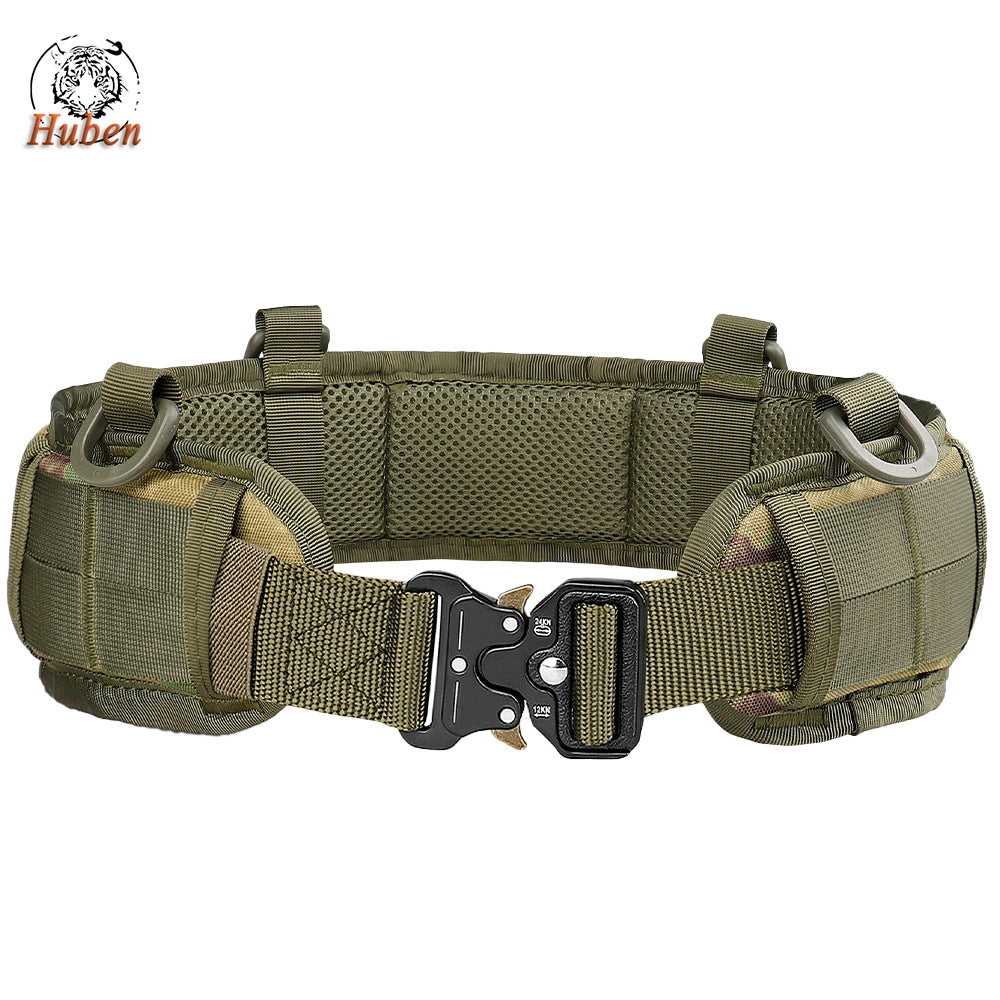 Exclusive For Cross-border Tactical Belt Real CS Field Training Waist Seal Nylon Tactical Belt Cummerbund Suit