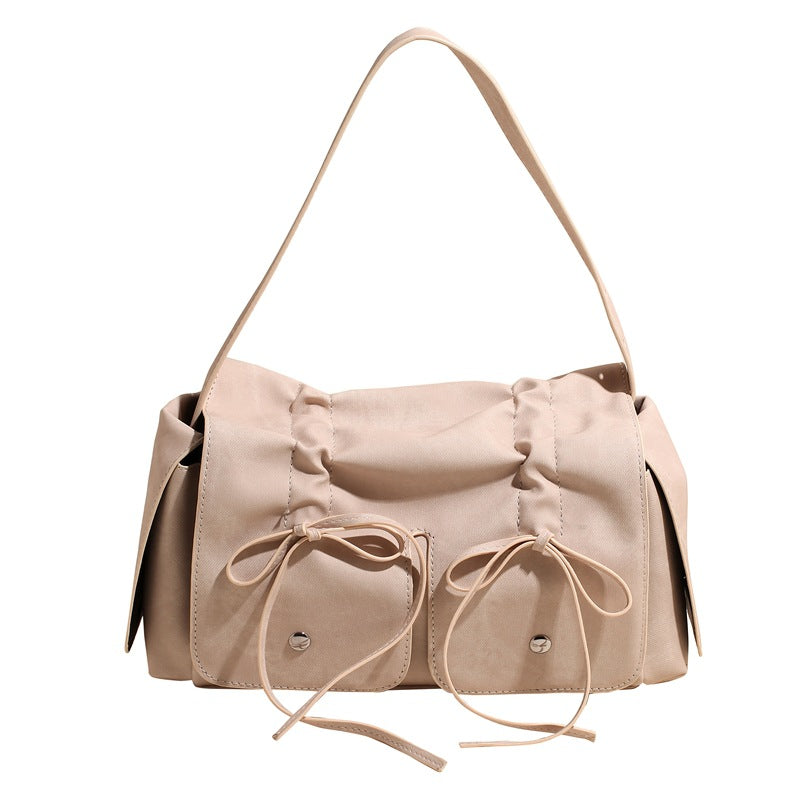 Square Bow Sewing Hand Messenger Bag