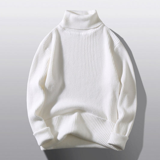 Sweater Loose And Simple Bottoming Striped Knitwear