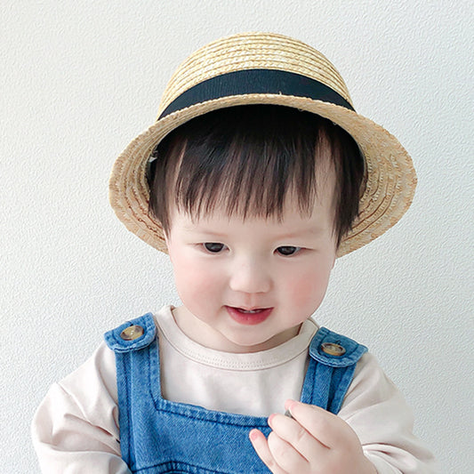 Baby Boy's Cute Japanese Style Straw Hat