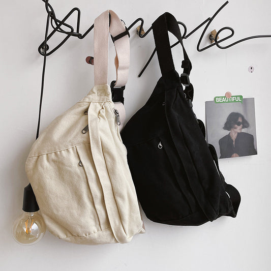 Japanese Chest Bag Men's Casual Large-capacity Street Trend Messenger