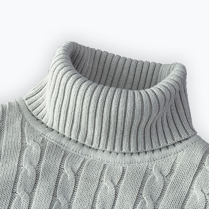 Men's Fleece-lined Thick Casual Sweater