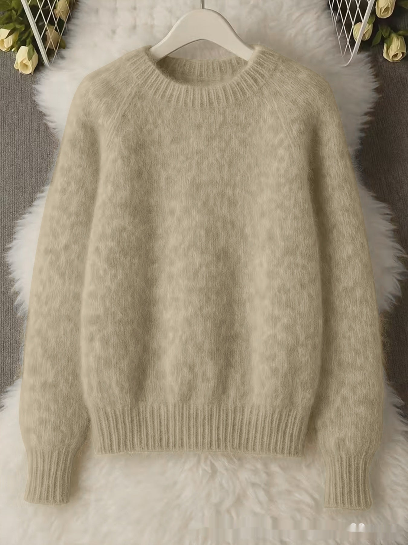 Soft Cozy Loose-fitting Casual Thin Knit Sweater