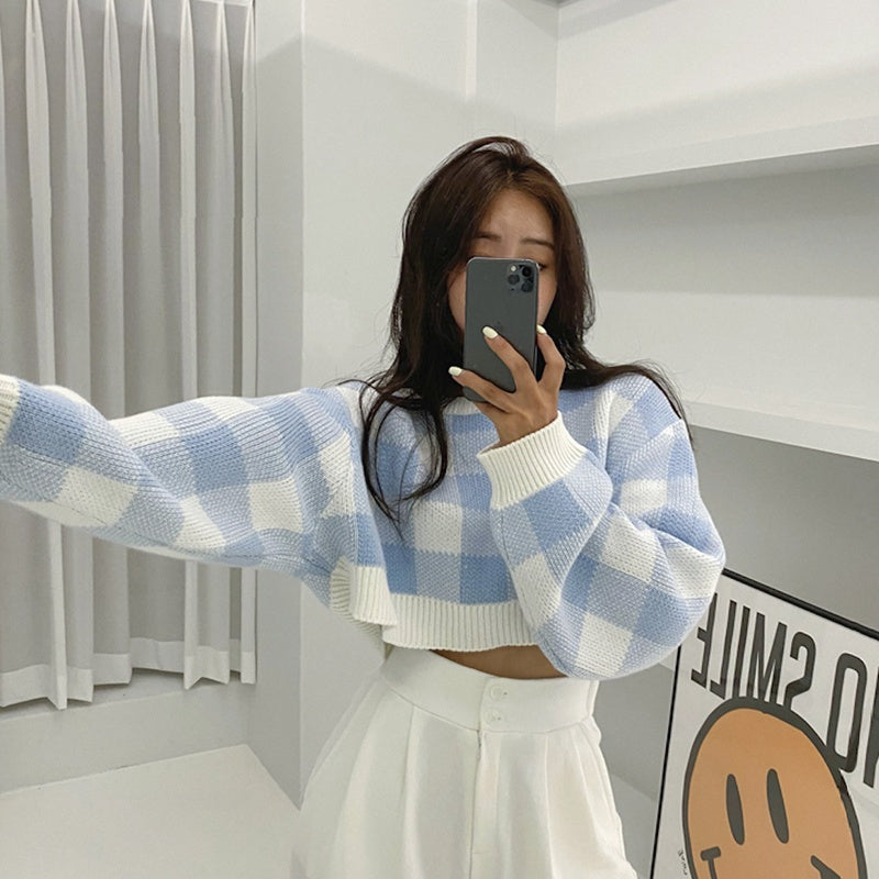Women's Early Autumn Short And Thin Sweater