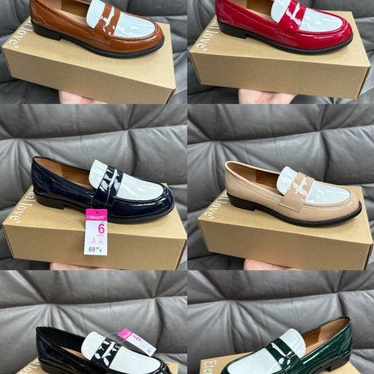 Leather Slip-on British-style Casual Loafers Shoes