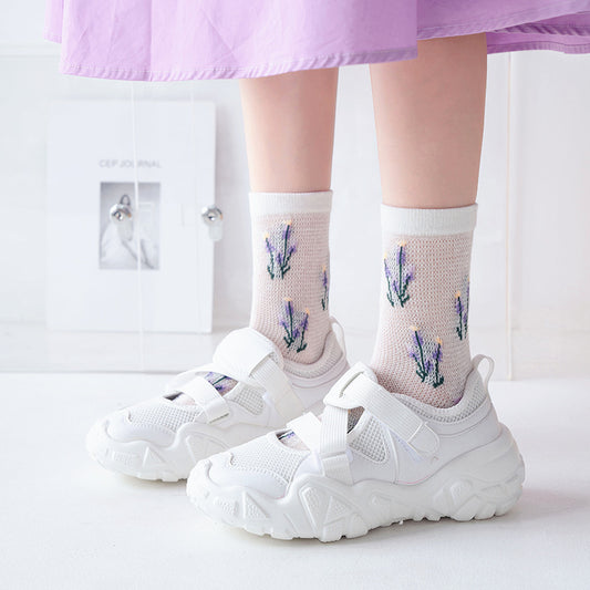 Sweet Ladies Mid Tube Cotton Socks