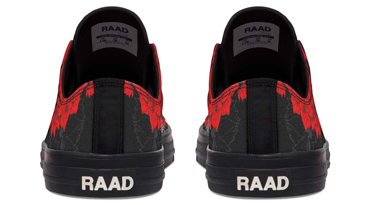 Fashion Print Couple Low-Top Canvas Shoes