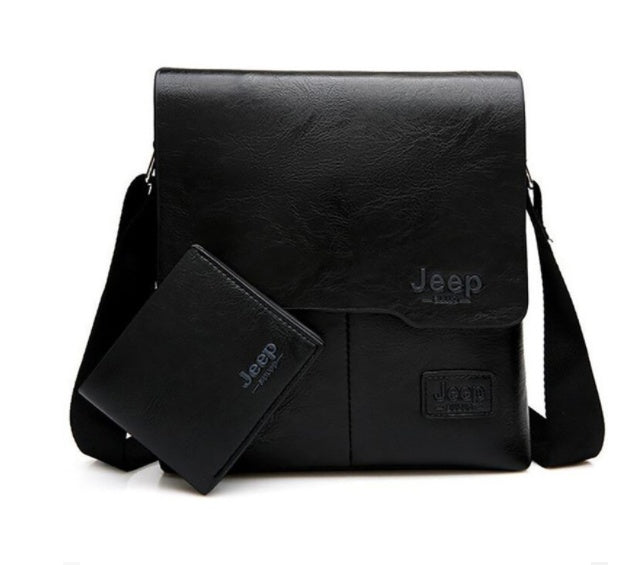 Business Casual One-shoulder Messenger Bag Wallet Combination