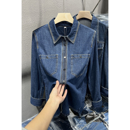Layered Retro Top Casual Fashion