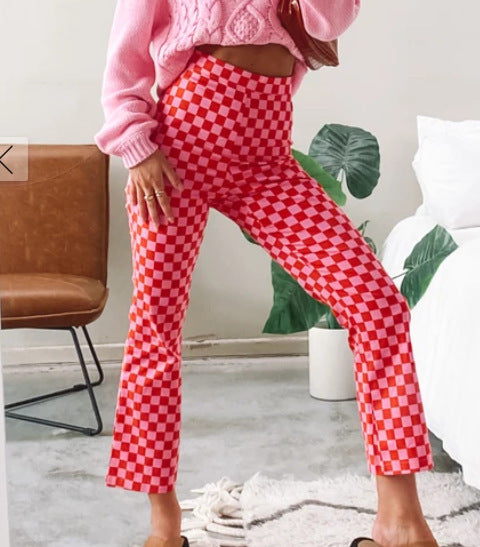 Women's Clothing Summer Printed Slim-fit Casual Women's Pants Yoga Pants
