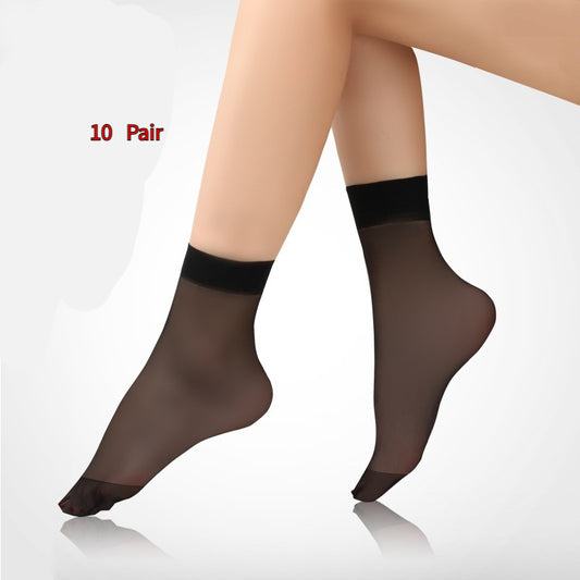 Wear-resistant Snag-proof Velvet Toe-reinforced Non-slip Seamless Short Tights