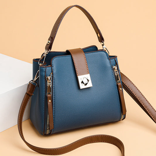 Fashion Casual All-match Shoulder Women's Bag Crossbody Portable Large-capacity Bucket Bag