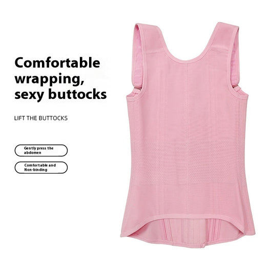 Mesh One-piece Corset Waist Girdling Belly Contraction Hip Lifting Corset