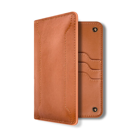 Cowhide Portable Travel Simple Multi Card Passport Protector