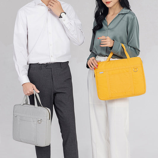Large Capacity Multi-layer Portable Zipper Office Bag