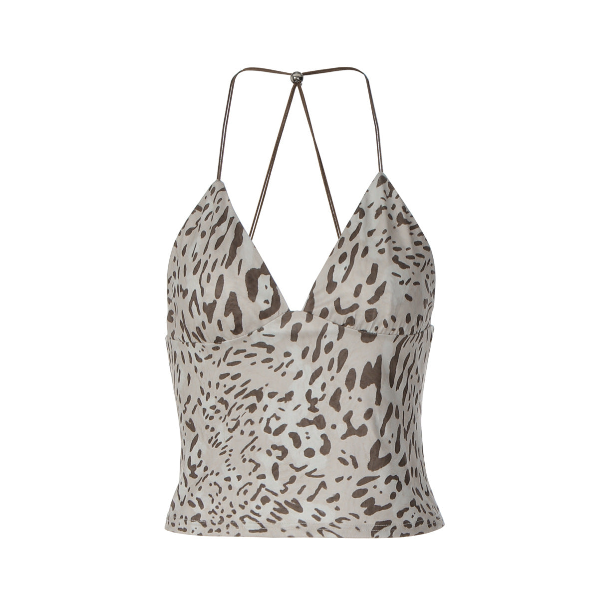 Women's French-style Leopard-print Camisole