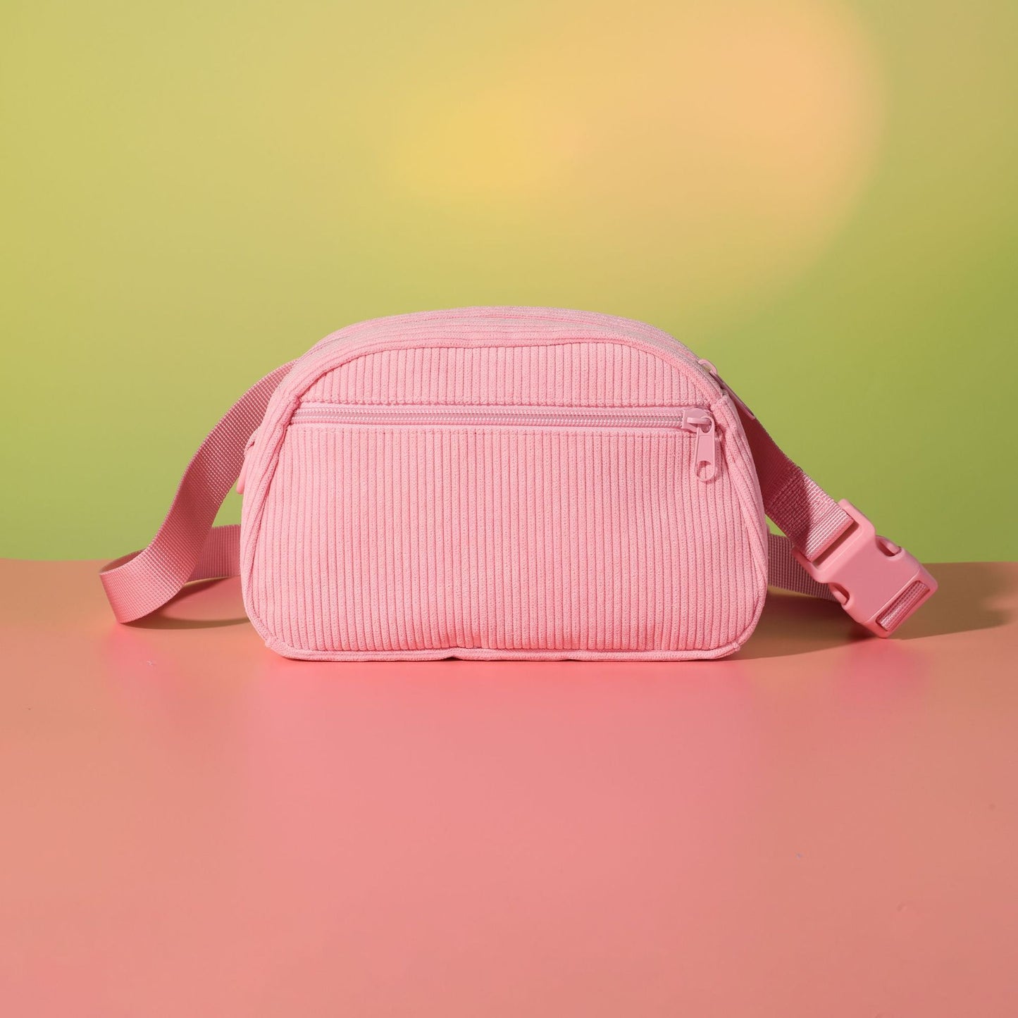 Design Pink Corduroy Pet's Chest-back Can Carve Writing Collar Rope Dog Walking Bag