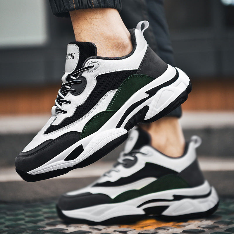 Autumn New Fashion Sports Trend Thick-soled Increased Daddy Shoes