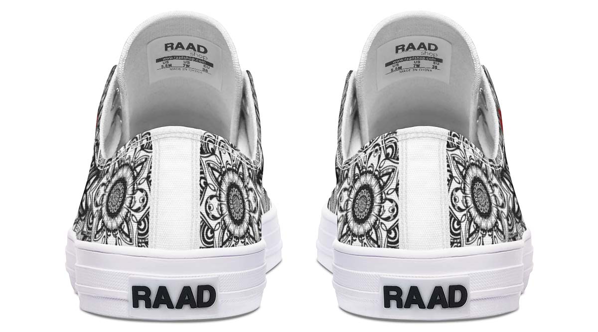 Fashion Print Couple Low-Top Canvas Shoes