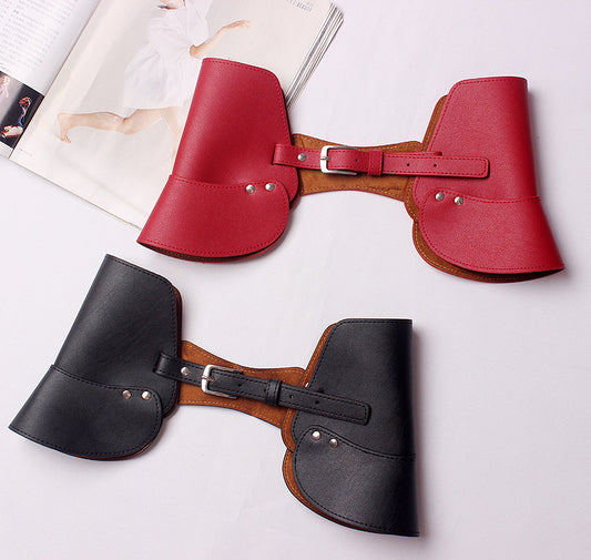 Fashion Girdle, Retro Was Thin, Wide Belt, All-match Waist