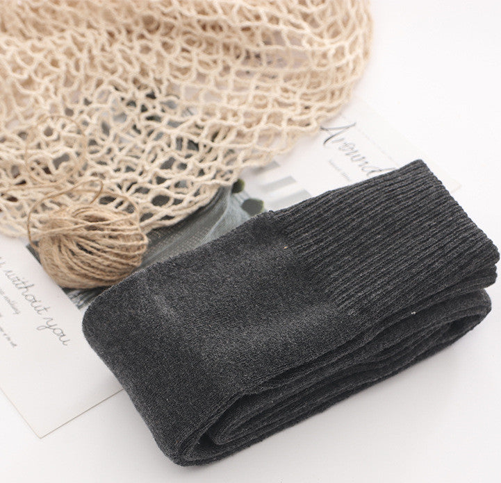Women's Japanese College Style Terry Knee Socks Warm