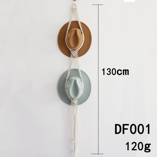 Hand-woven Nordic Wind Hat Storage Rack Creative Multi-layer