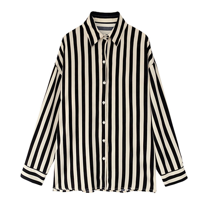 Women's New Retro Hong Kong Style Top With A Light Mature Design Shirt