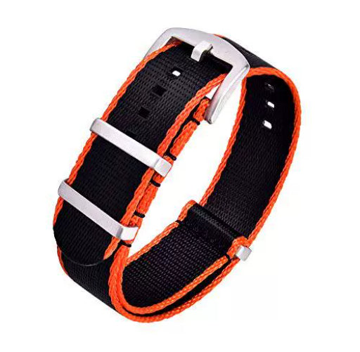 Colorful Striped Canvas Belt 20ADD22mm