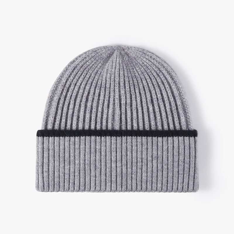 Simple Warm Thickened Knitted Hat