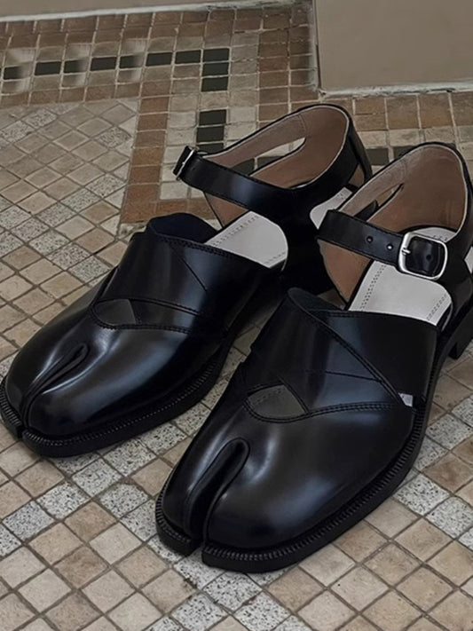 Sandaler til kvinder med delt tå – flade sandaler med delt tåboks
